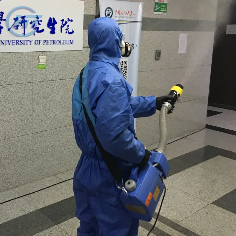 

In Stock 220V Electric ULV Sprayer Fogger Machine Handheld 5L Capacity Sterilizer for Chiken House Hotel Public Disinfection