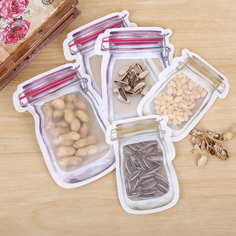 Новые модные креативные дорожные сумки для еды Ziplock печенье закуски детские