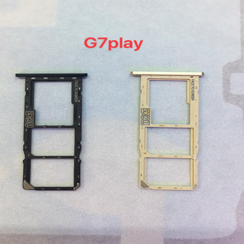 Для Motorola Moto G7 Play Power Sim Card Tray SD Reader Socket Slot Holder Запасная часть | Мобильные телефоны и