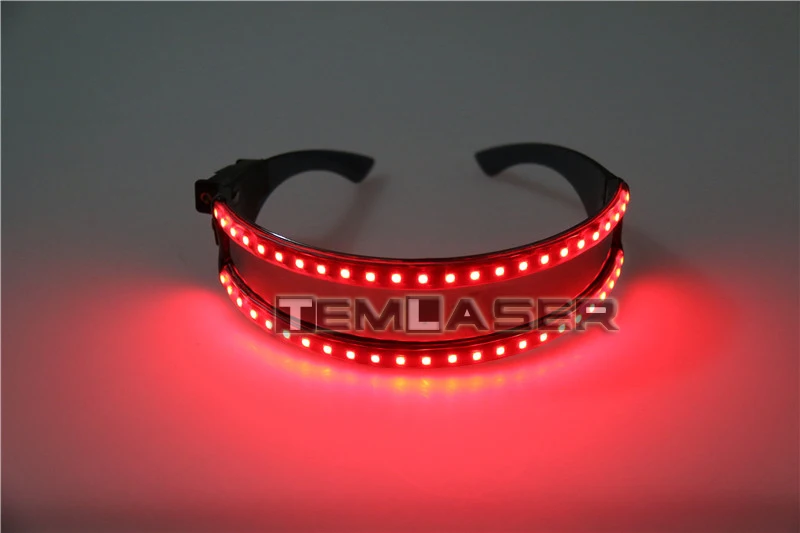 Светодиодный очки, лазерные очки для ночного клуба Nerformers вечерние светящиеся очки для танцев, маска Человека-паука - Цвет: Style A  Red