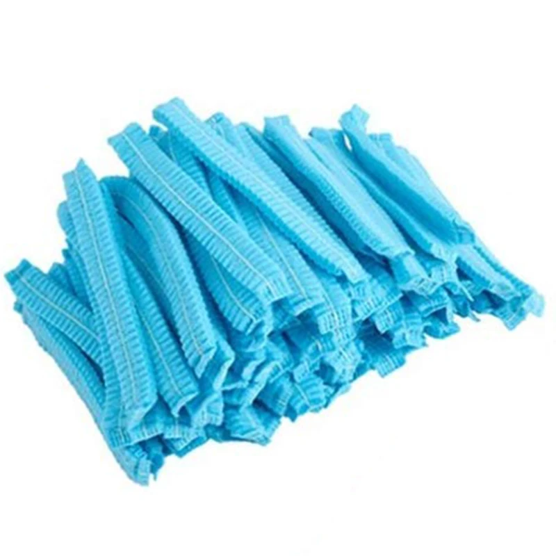 

100 PCS-21 Inch- Disposable Hairnets Cap Hair Nets Hair Covers Head Caps Hair Cover Net Bonnets for Food Service,Kitchen,Medical