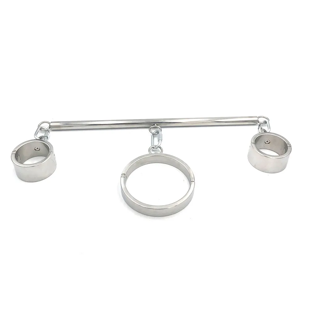 Съемный ошейник-кольцо для связывания из нержавеющей стали наручники манжеты