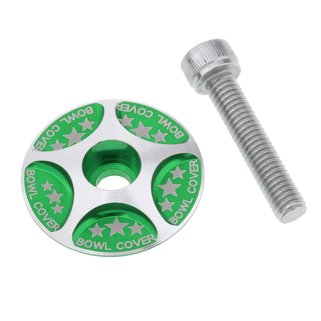 Звезды дизайнер гарнитура стволовая крышка с M6 болт для 28 6 мм велосипед вилка |