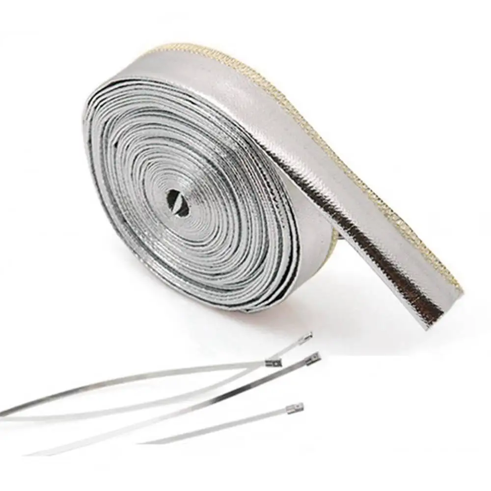 Heat Shield Sleeve Insulated Wire Hose Cover Wrap Loom Tube 10mm*10meter for honda For Toyota Camry 07-10 HU-WR100GZ |