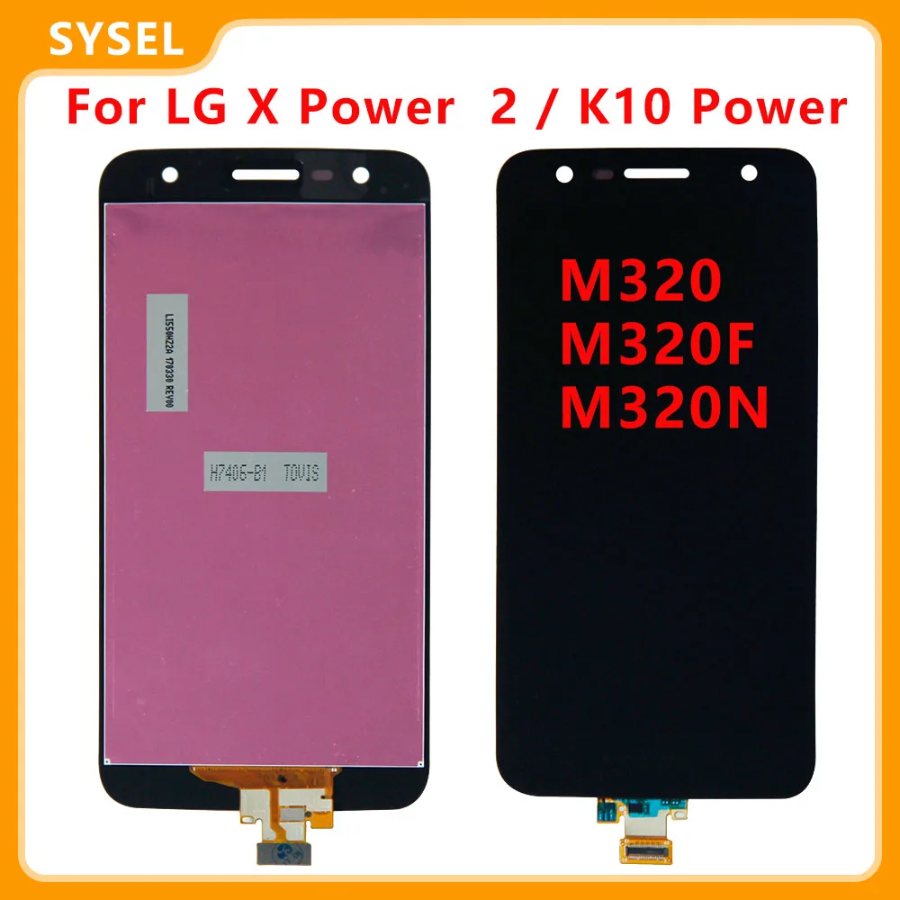 ЖК дисплей для LG X Power 2 / K10 3 M320 M320F M320N сенсорная панель стеклянный сенсор в сборе