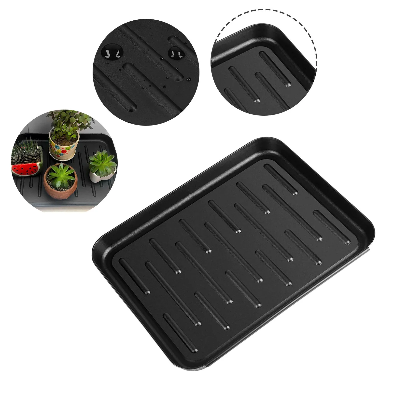 

1/2/3pcs Shoe Plate Foyer Indoor Outdoor Multifunctional Boots Home Non-Slip Hall Storage Trays Plant Garden Tools Plastic