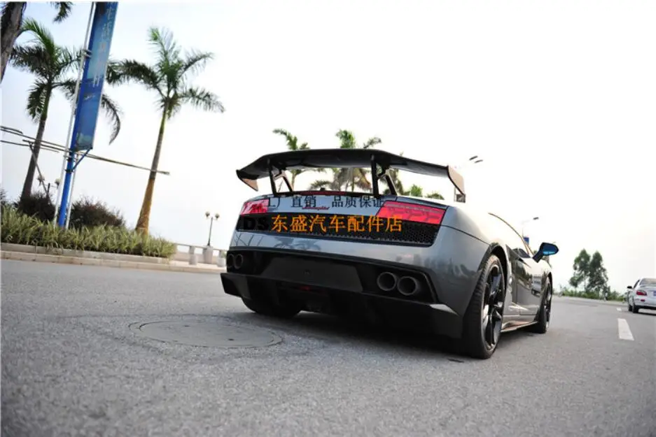 Углеродное волокно заднего крыла багажник выступ Спойлеры подходит для Lamborghini GALLARDO LP550 LP560 LP570 спойлер 2008 2009 2010 2011 2012 2