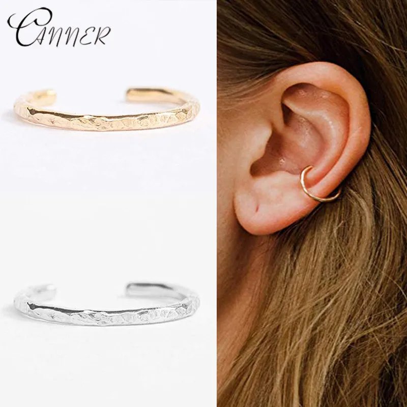 Женские винтажные серьги клипсы CANNER из стерлингового серебра 925 пробы