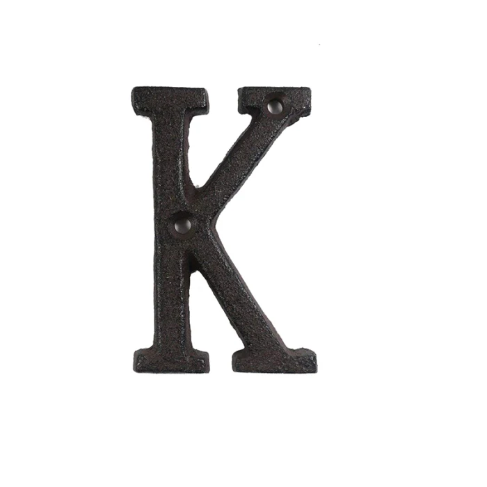 Металлические буквы цифры чугунное украшение дом знак для двери DIY кафе стены QJS магазин