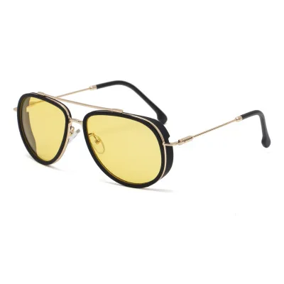 

2021 new metal sunglasses men's fashion spring leg toad sunglasses