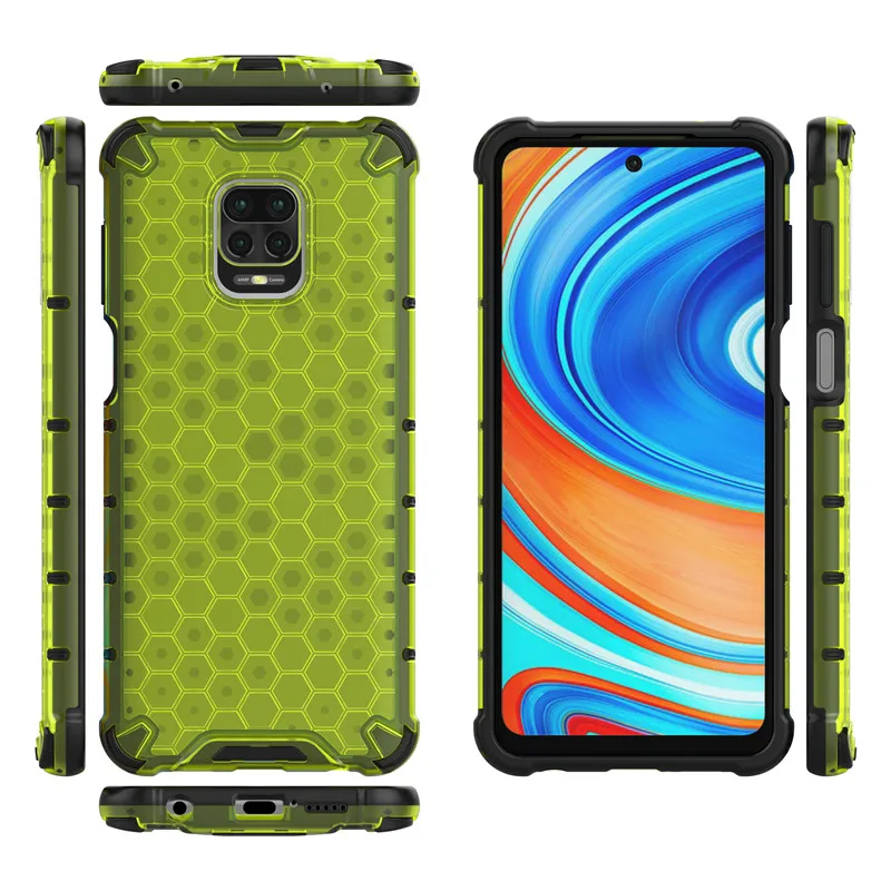 Роскошный бронированный чехол для телефона Xiaomi Redmi Note 9s прочный бампер