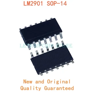 10PCS LM2901 SOP14 LM2901D SOP-14 LM2901DR SOP LM2901DR2G SOIC14 LM2901DT SOIC-14 LM2901DG SMD 2901 new and original IC Chipset