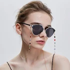 Модная цепочка для очков для чтения для женщин ремешок для очков Солнцезащитные очки шнуры с жемчегом бисером очки цепь для очков