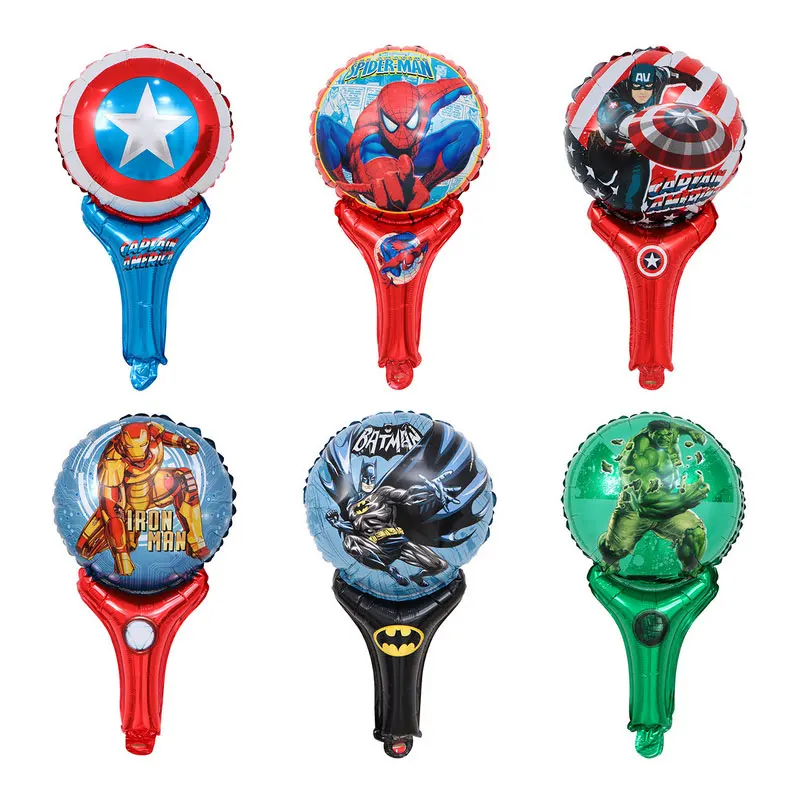 1 шт. воздушные гелиевые шары с мультяшной аниме ручкой Детские вечерние на день