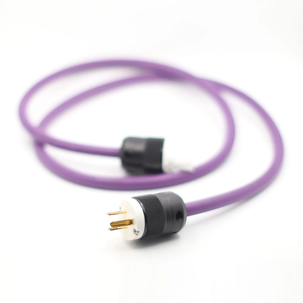 Кабель питания Audiocrast AC313 OFC позолоченный силовой кабель US AC для Hi-Fi кабеля