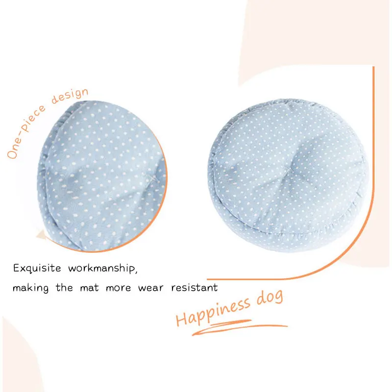 Мягкая Плюшевая кровать для большой собаки круглая кошки зимняя теплая пушистая