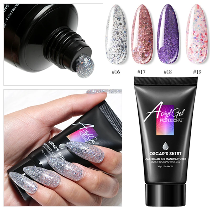 Modelones Блестящий удлиняющий гель для ногтей долговечный Удлинительный УФ лак