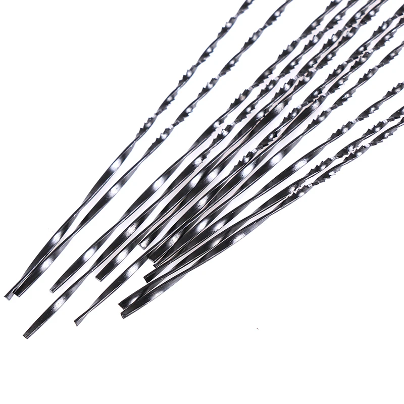 

12Pcs/Set Diamond Wire Saw Blade Cutter Jewelry Scroll Spiral Teeth Metal Cutting Jig Blades Woodworking Hand Craft Tools