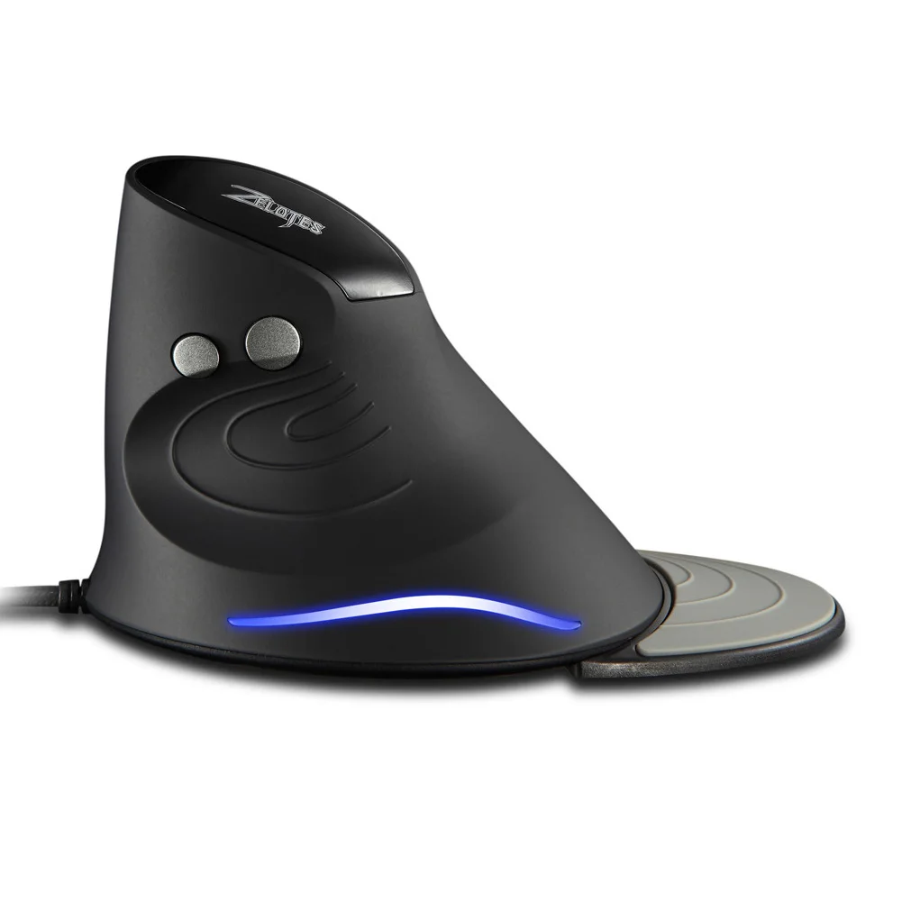 

Мышь компьютерная беспроводная игровая Вертикальная со светодиодной подсветкой, 3200DPI