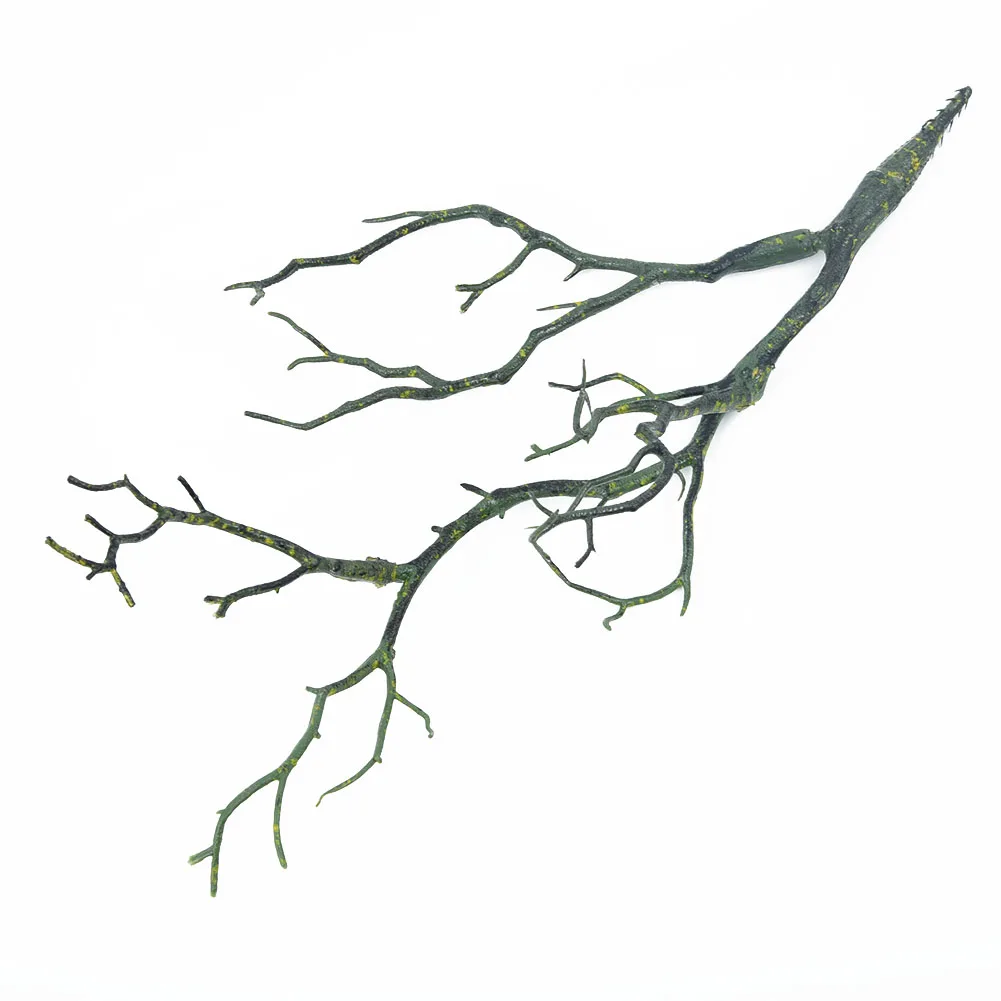 35 см свадебное украшение павлин коралловые ветки пластиковые искусственные