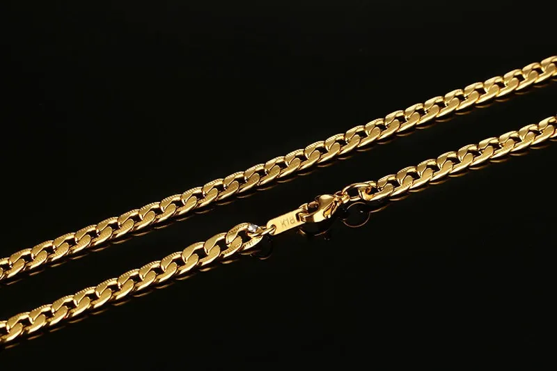 Meaeguet Золотая змея/коробка/Висячие/панцирные/плоские/крученые ожерелья с штампом для мужчин и женщин цепочка из нержавеющей стали 24 дюйма