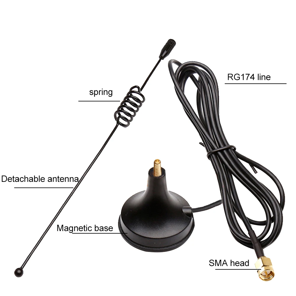 2G/3g цифровая присоска Вертикальная маленькая SMA Мужская стабильная