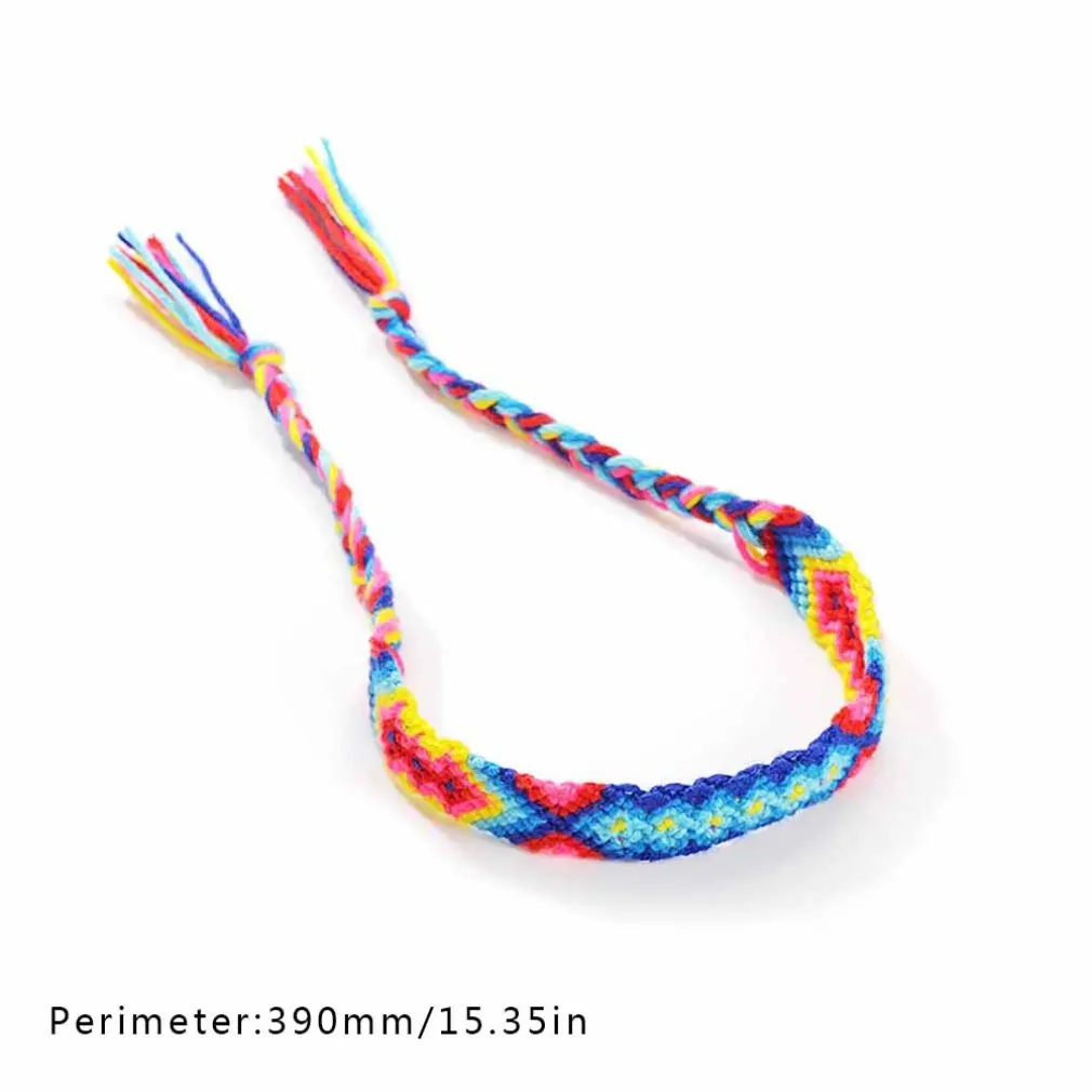 Модный Богемский ретро этнический Ветер тканый браслет счастливый