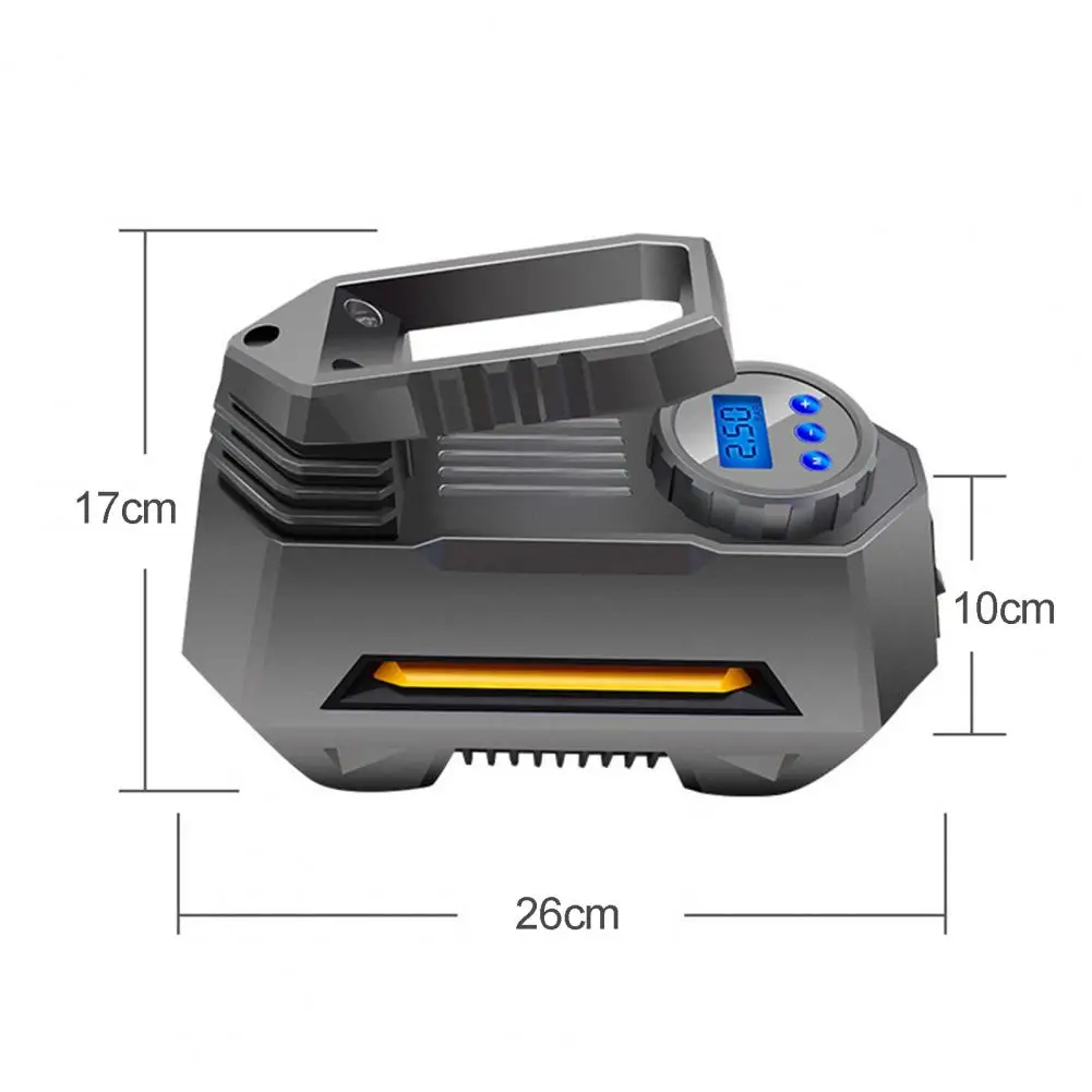 

12V 120W Universal Car Air Compressor High Quality Effortless Digital Display Car Air Pump Tire Air Pump with LED for Car