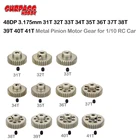 SURPASS HOBBY 1 шт. 48DP 3,175 мм 31T 32T 33T 34T 35T 36T 37T 38T 39T 40T 41T Металлическая Шестерня мотора для радиоуправляемого автомобиля 110