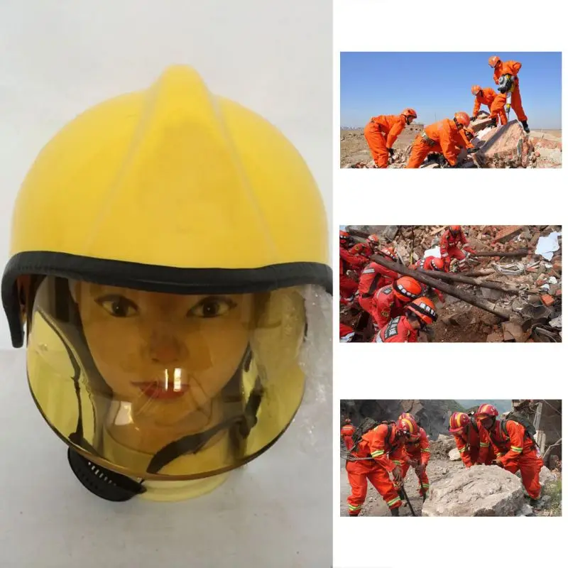 

Rescue Helmet Firefighter Helmt Protective Safety Cap Fire Hat for Earthquake, fire, disaster relief