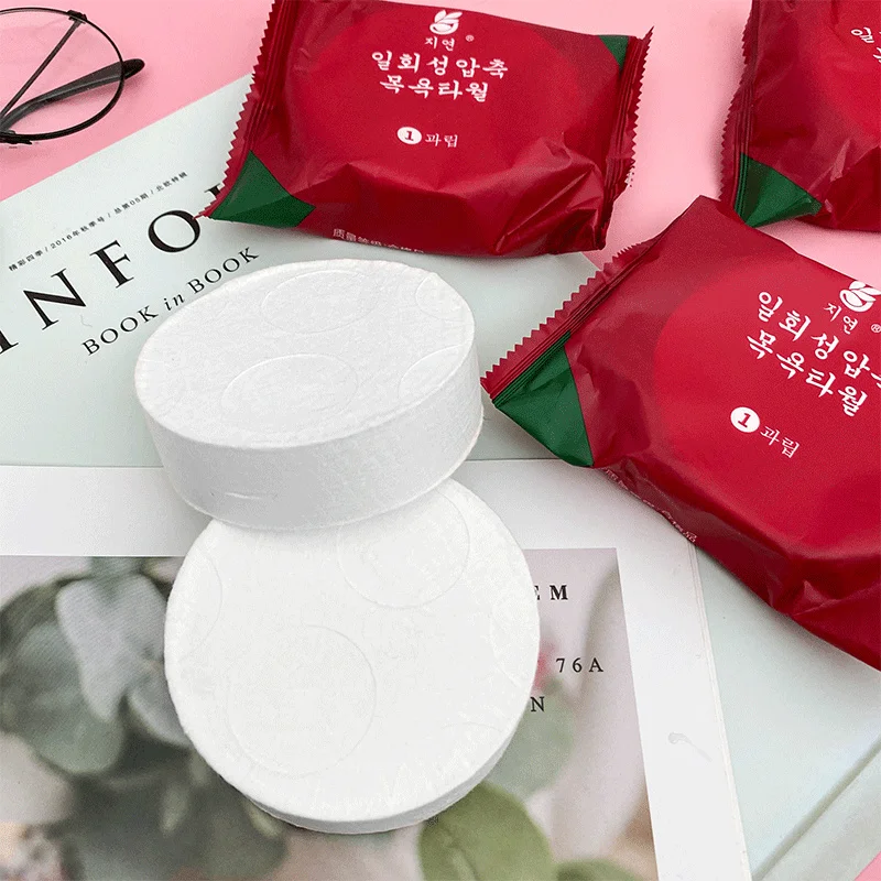 Compressed Face Towel Compact Tablet Mini Wet Wipes Damp Napkin Gusset Towel Tissue Portable Tube