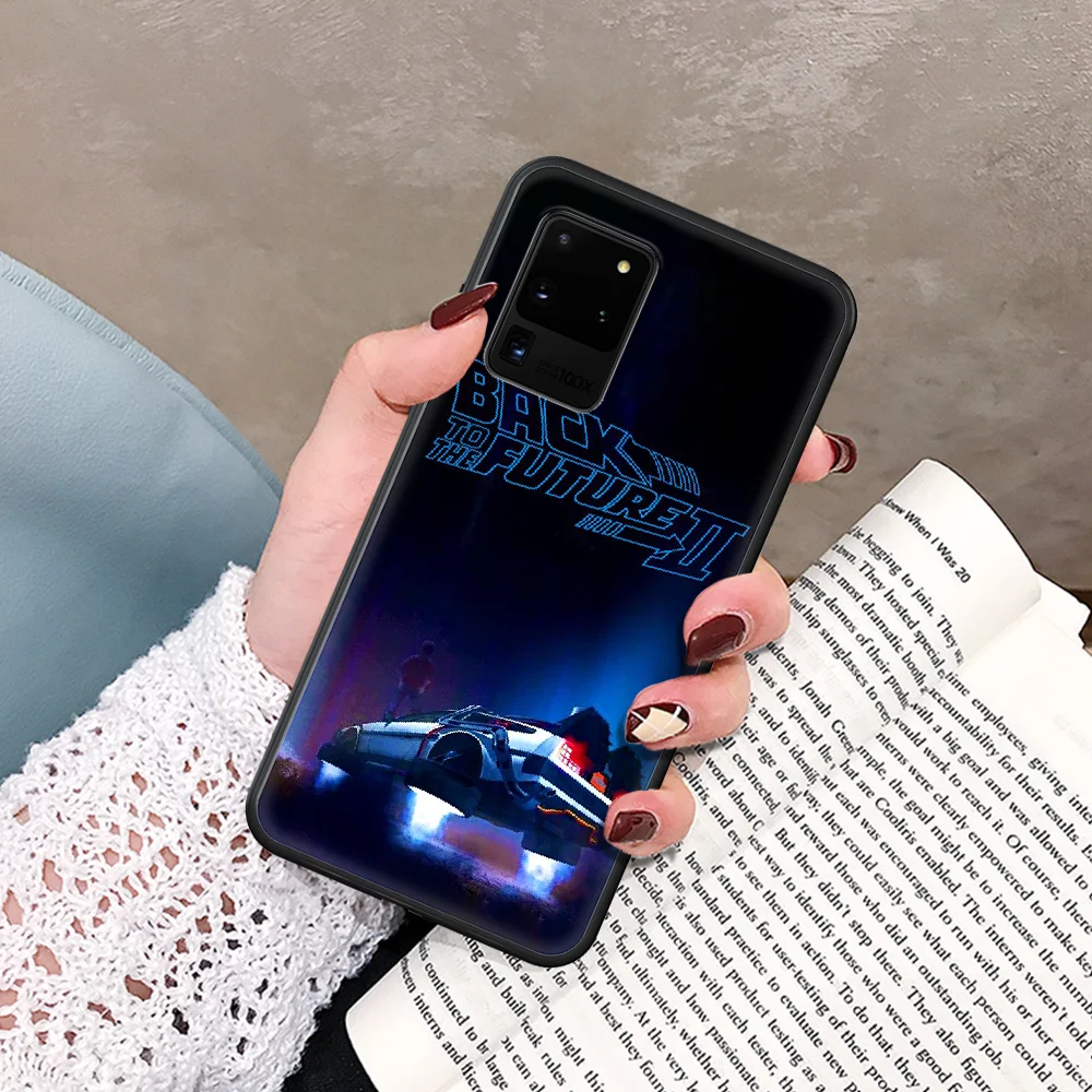 

Back To The Future Movie Phone Case For Samsung Galaxy Note S 8 9 10 20 Plus E Lite Uitra black Cell Tpu Funda Luxury Back