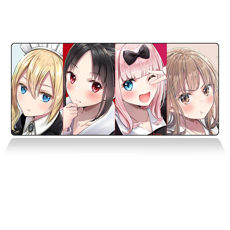 1 шт. коврик для мыши Kaguya sama: Love Is War Cartoon Fujiwara Chika с принтом игровой клавиатуры