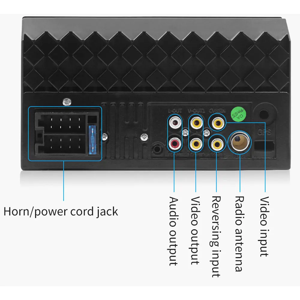 Автомобильный MP5-плеер 7 дюймов FM/USB/AUX плеер 2DIN Bluetooth MP5 для Android/Apple двусторонний