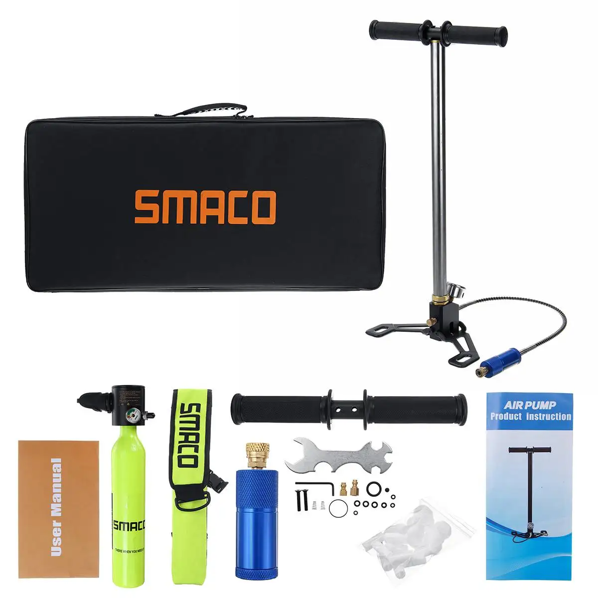 Портативный резервуар для дайвинга объемом 0 5 л мини цилиндр подводного плавания