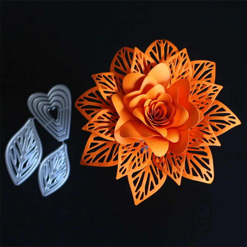 Тиснение цветок металла резки штампы для трафареты скрапбукинга карточки