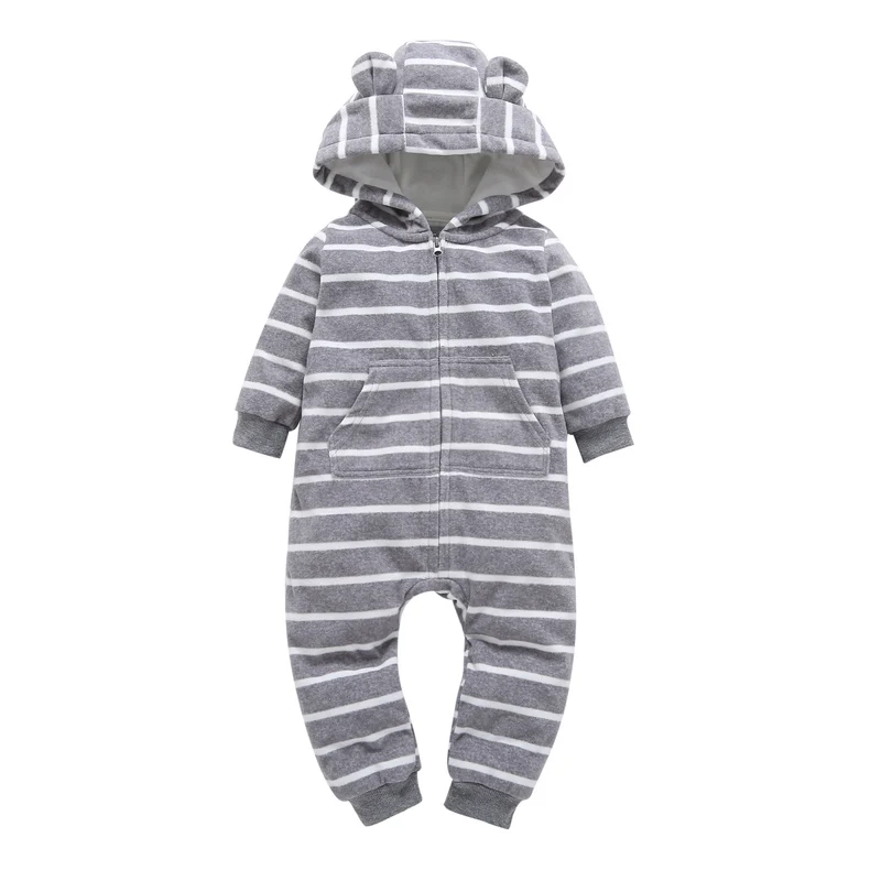 

Autumn Winter Warmer Jumpsuit Baby Cartoon Printing Comfortable Leisure Long Sleeve Rompers Kids Toddler Baby Rompers
