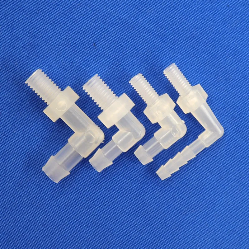 

5~100pcs M6 M8 To 4~8mm Male thread Pagoda elbow Connectors Irrigation System Pipe Fittings Adapter Aquarium Tank Hose Joints