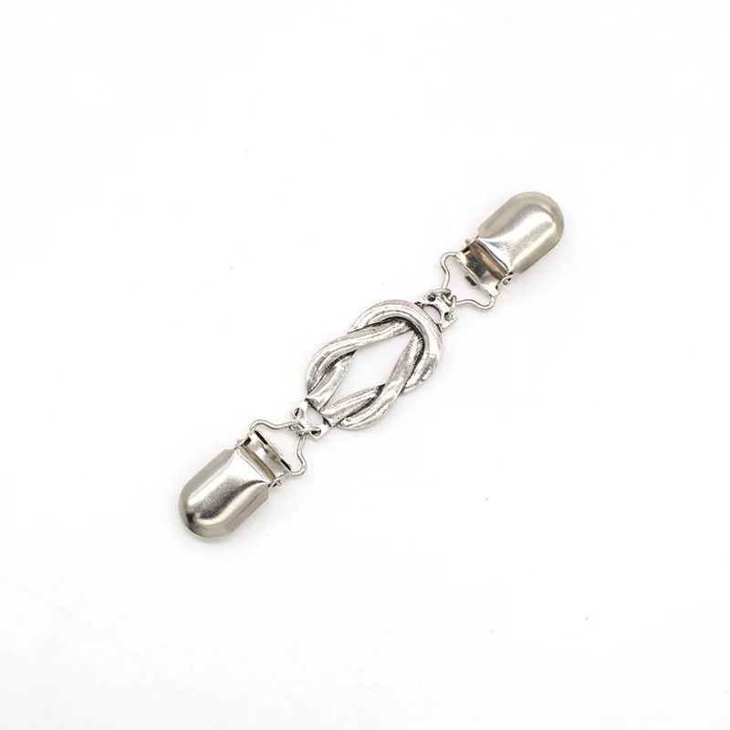 Винтажные скрученные застежки из цинкового сплава для свитеров пальто шарфов