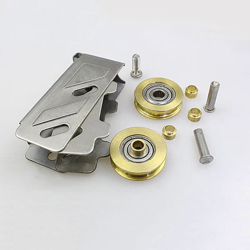 Раздвижная дверь 888 типа пластиковые стальные окна латунное колесо шкив из