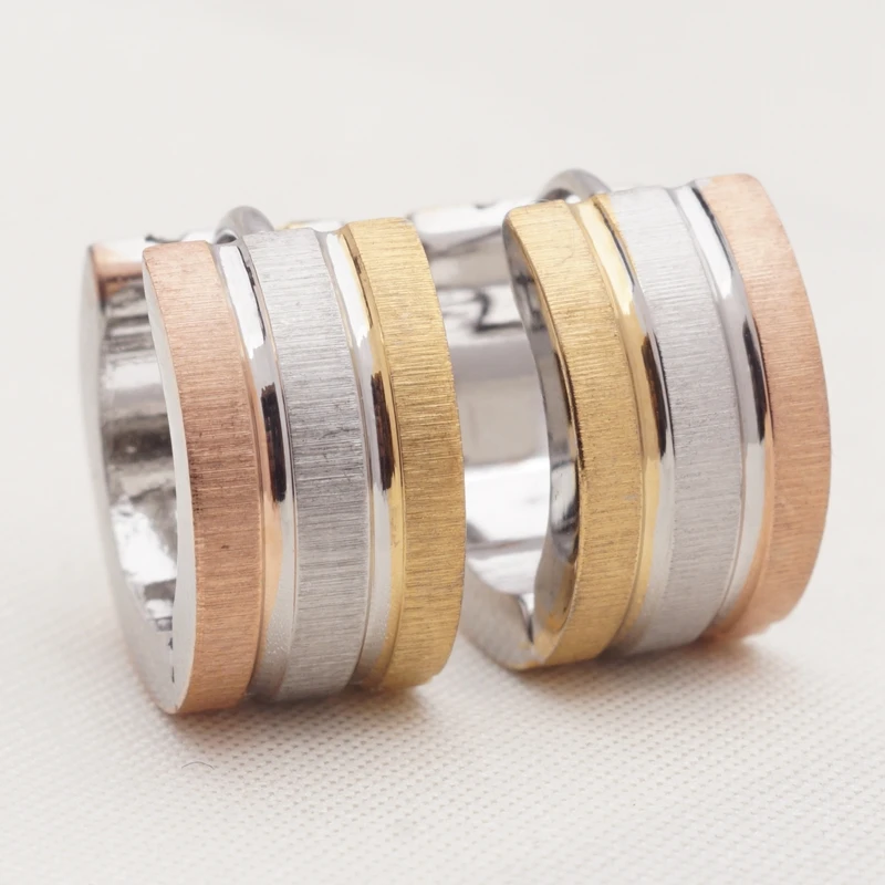 Новые трендовые серьги кольца в стиле панк рок хип хоп золотого/серебряного