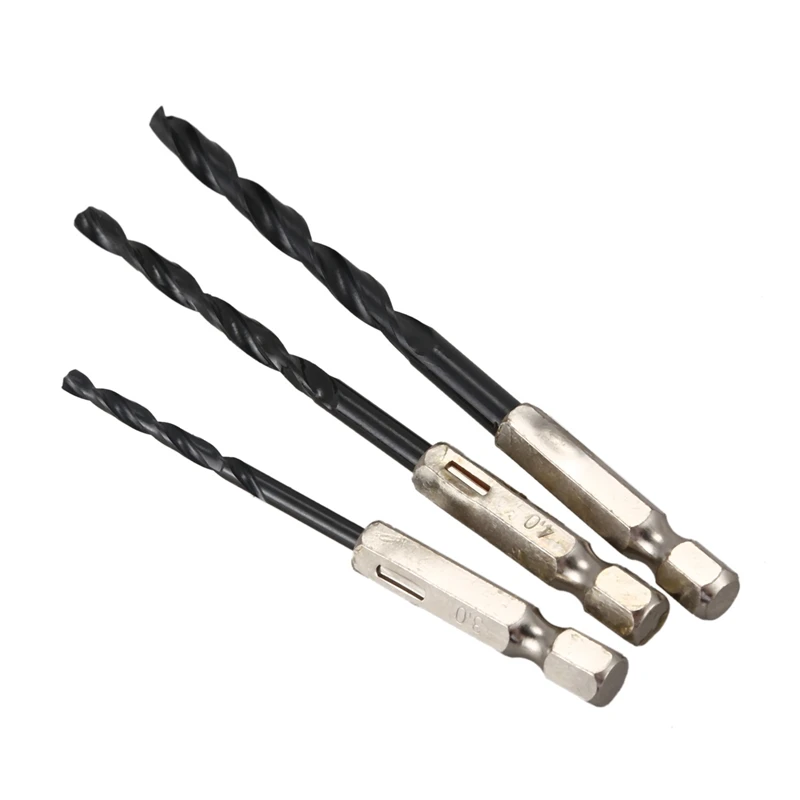 Набор сверл комплект из 15 высокоскоростных стальных с титановым покрытием