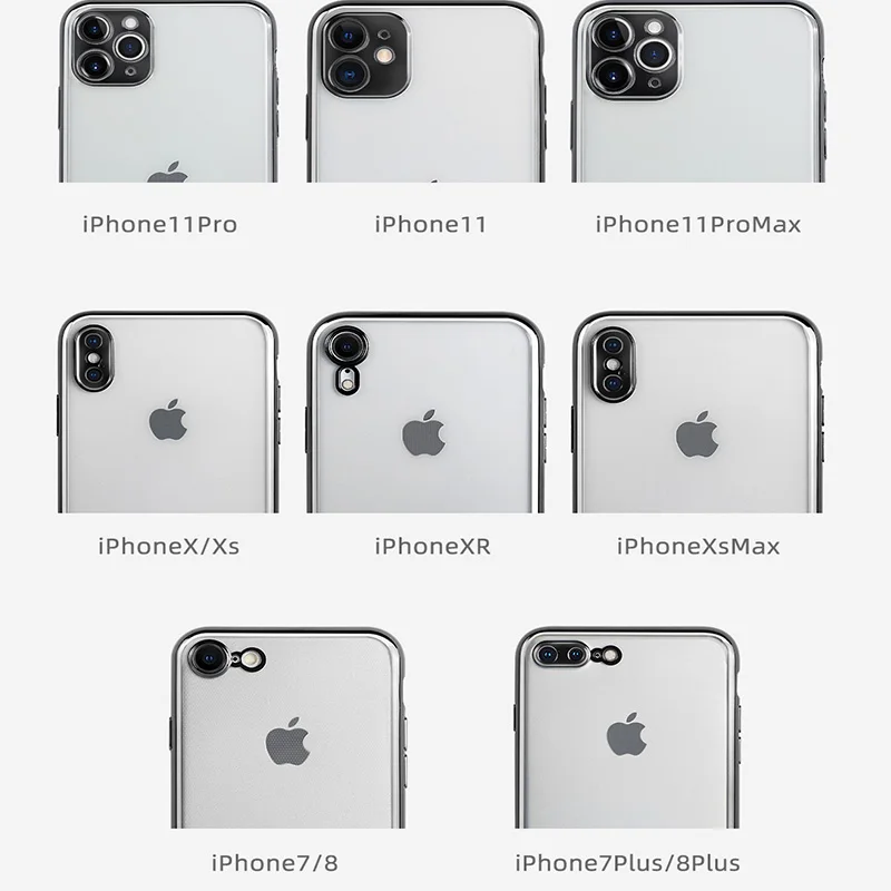 

Ultra-thin Soft TPU Case For iPhone 11 Pro Max Full Protect Cover Camera Protective Case For iPhone XS MAX X XR 7 8 Plus SE 2020