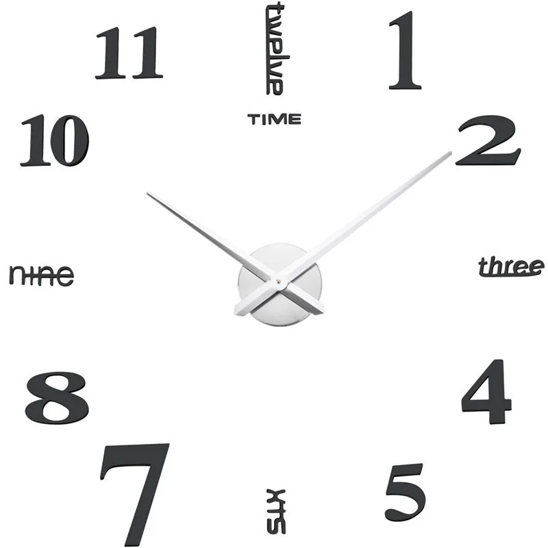 

Wall Clock Modern Design Acrylic Clocks Decor Aesthetic Room Decor Clock On the Wall Numbers Relojes de cuarzo horloge murale