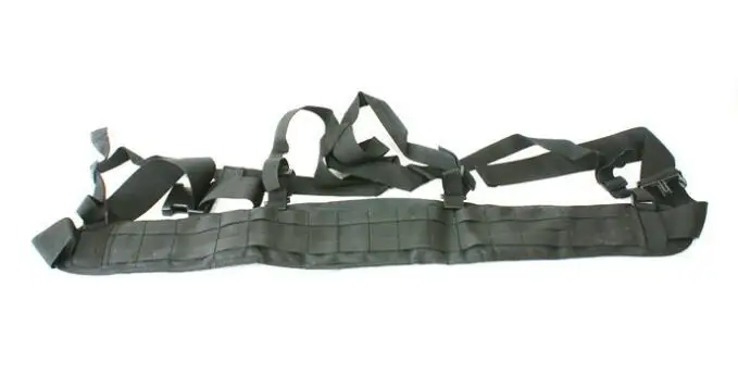 Черный Военный ремень Molle нейлоновый тактический ремень SWAT тактическое снаряжение армии боевой пояс аварийный Открытый CS Охотничий пояс - Цвет: Черный
