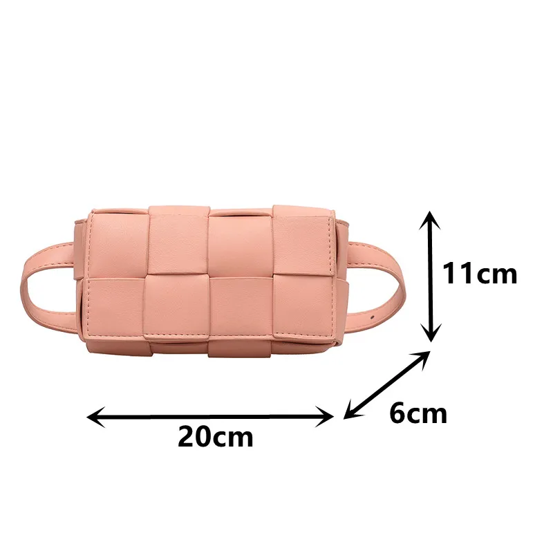 

Small Weave Shoulder Bags for Women Luxury Pu Leather Chest Bag Woven Plaid Crossbody Messenger Bag New Ladies Flap Handbags Sac