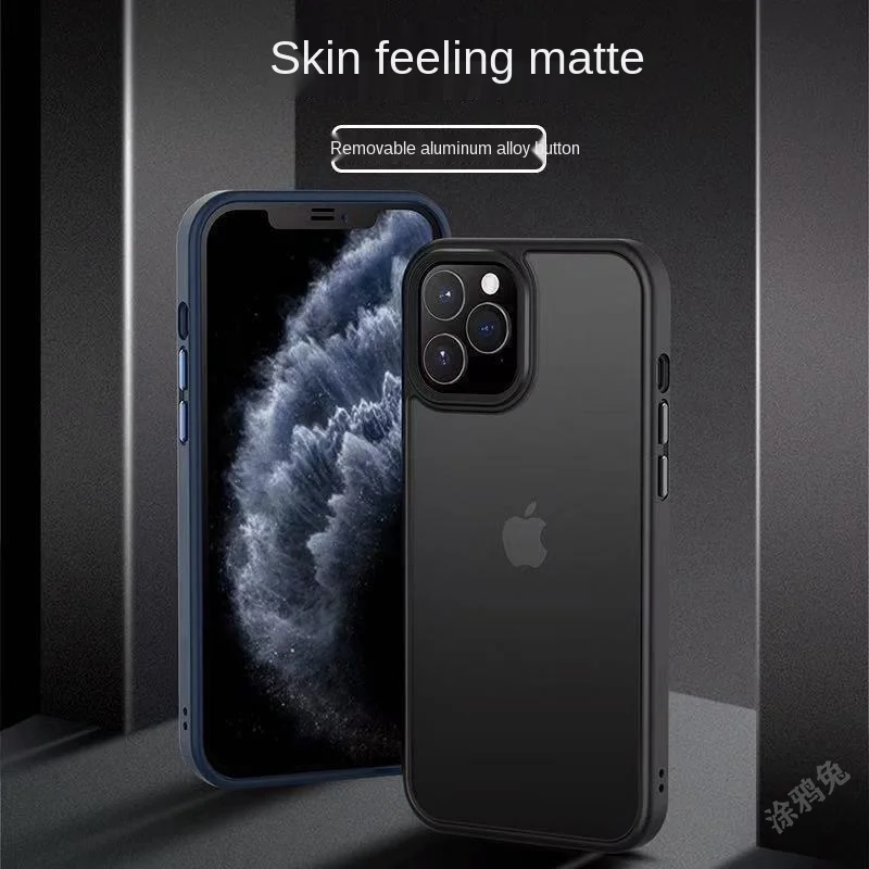 

Матовый полупрозрачный чехол для iPhone 13 Pro Max, роскошный защитный чехол, Оригинальный чехол для iPhone 12 Mini, противоударный чехол