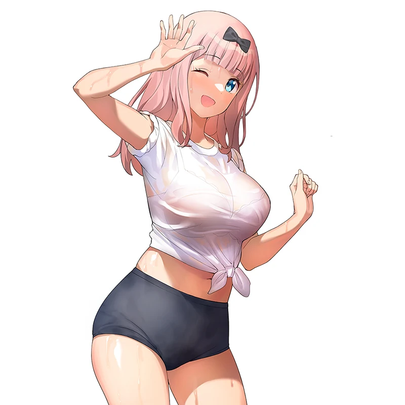 RuleMylife E870 Fujiwara Chika Kaguya Sama Wa Kokurasetai наклейка на машину мотоцикл граффити заказ |