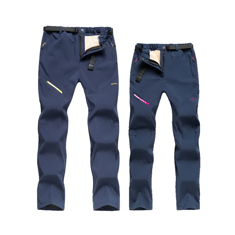 Hiking Pants Outdoor Waterproof Windproof Breathable Quick Dry Trousers Women Men Camping Fishing Climbing Stretchy Fall Winter | Спорт и