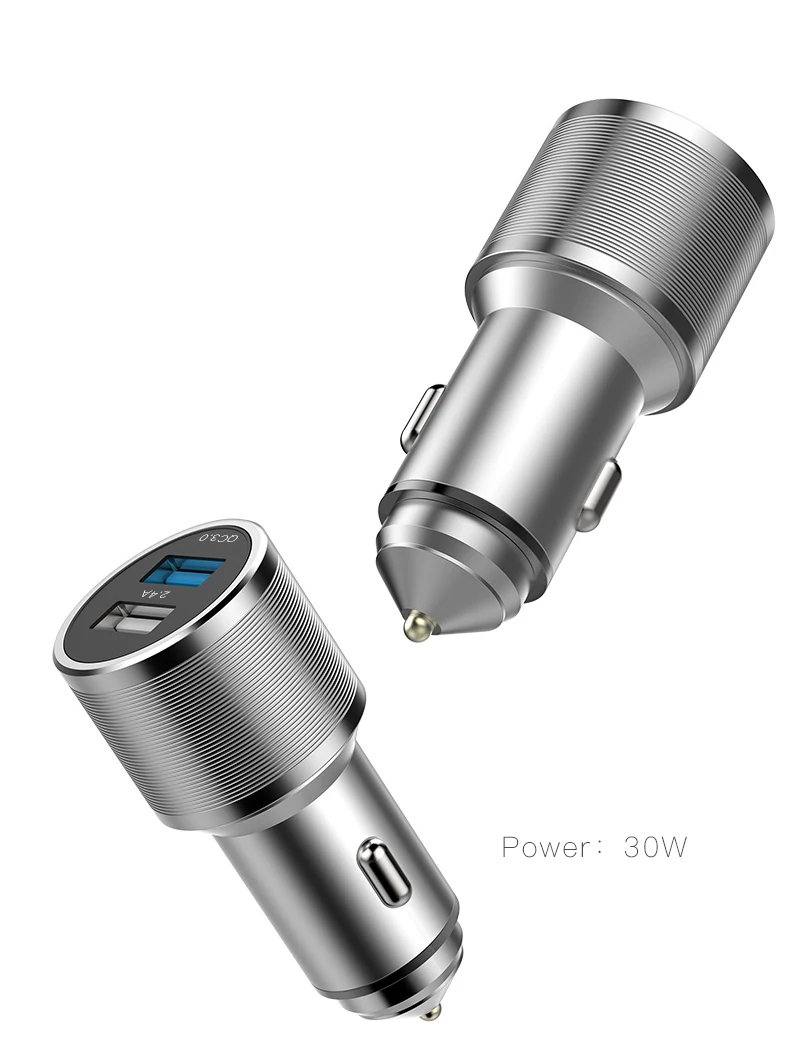 HKHUIBANG USB Car Charger Quick Charger QC 3.0 For iPhone 11 Pro Xiaomi Huawei Samsung Fast Charging Phone Charger